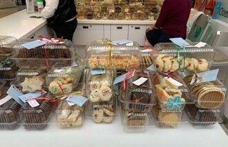 Many beautiful cookies were donated to help our cause!